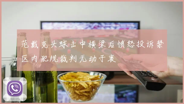 范戴克头球击中横梁后愤怒投诉禁区内犯规裁判无动于衷